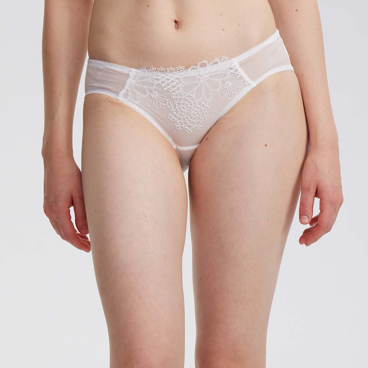 Flutter Trim Lace Panty - Rosey Isle