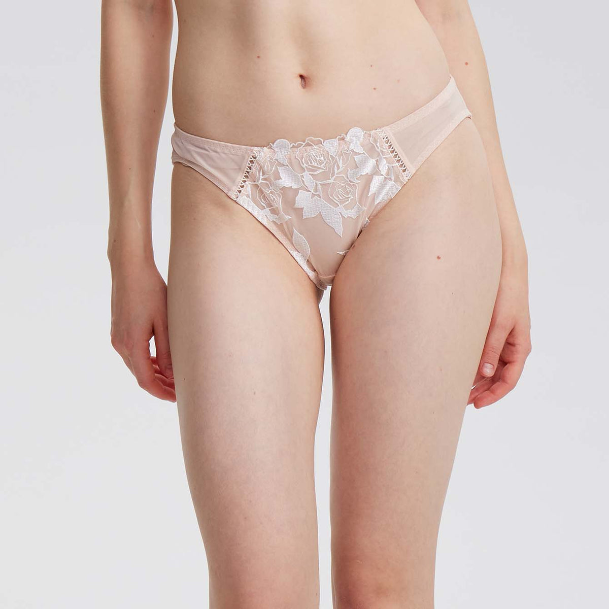 Lace Floral Embroidery Panty - Rosey Isle