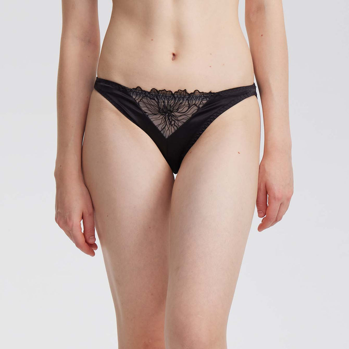 Mesh Embroidered Soft Panty - Rosey Isle