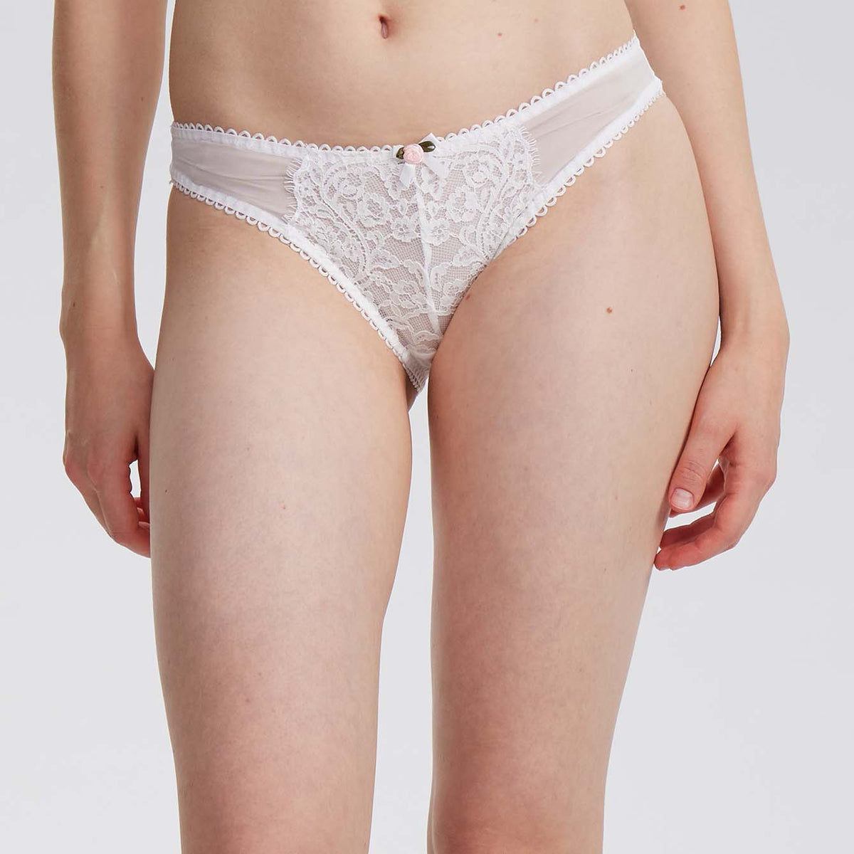 Romantic Silk-Feel Lace Panty - Rosey Isle