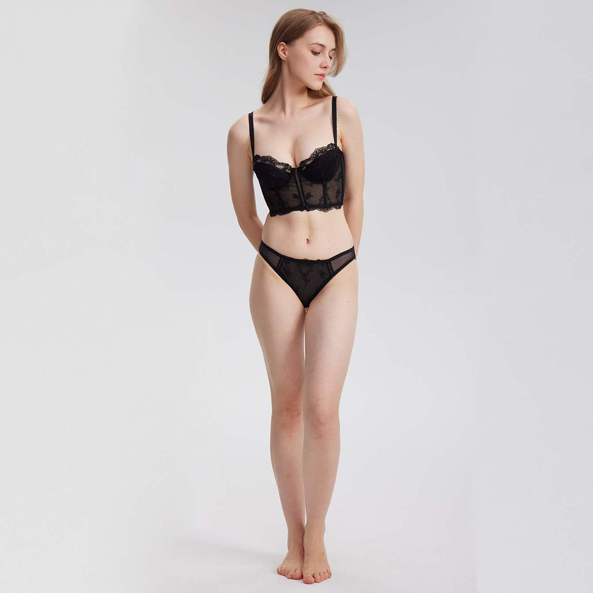 Lace Longline Soft Lift Bra - Rosey Isle