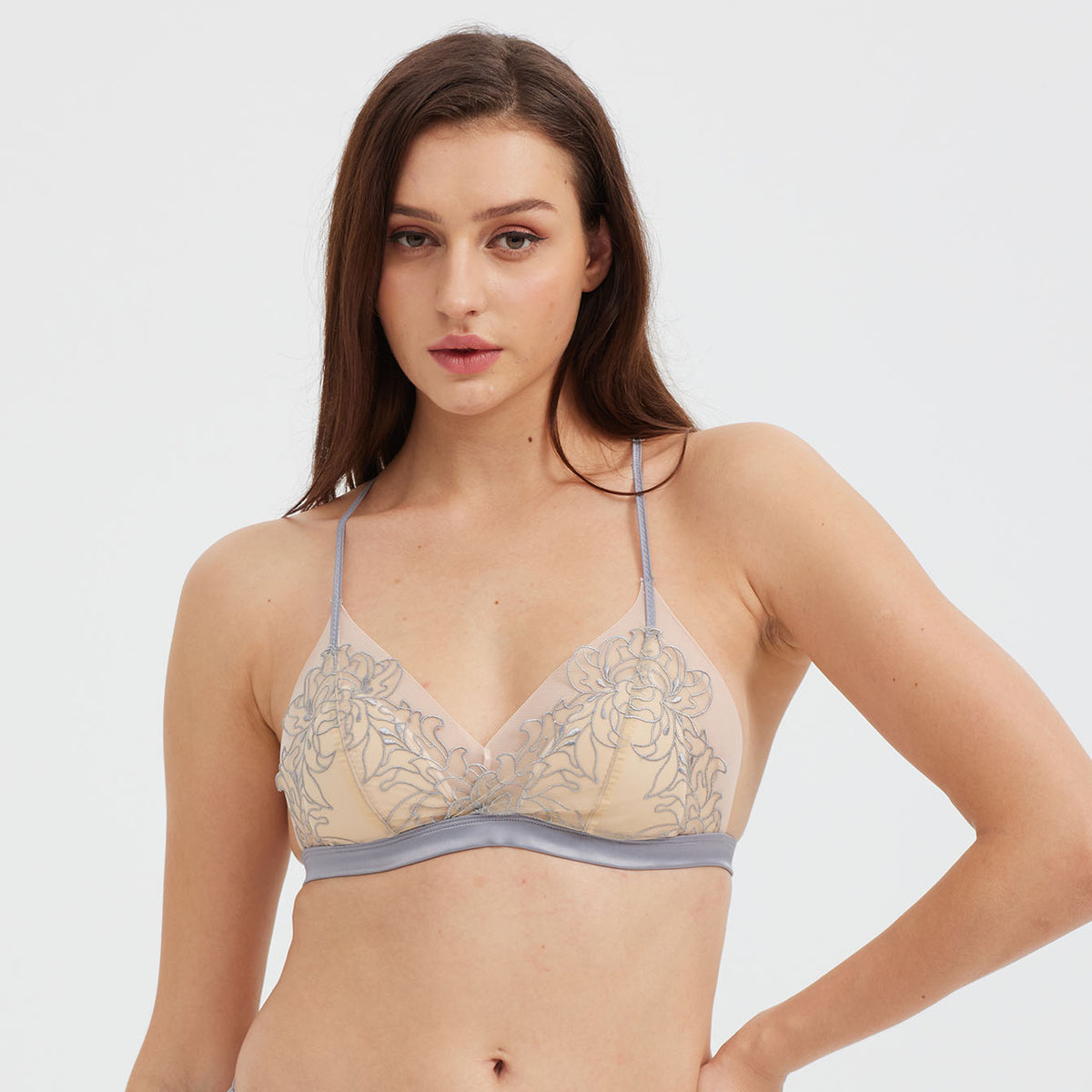 Triangle Small Wings Bra - Rosey Isle