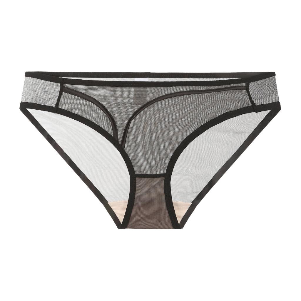 Double-Layer Sheer Mesh Panty - Rosey Isle