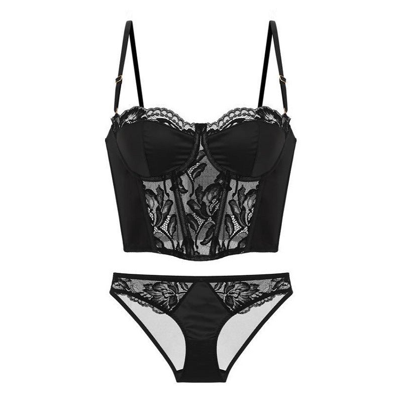 Romantic Silk Lace Trim Panty - Rosey Isle