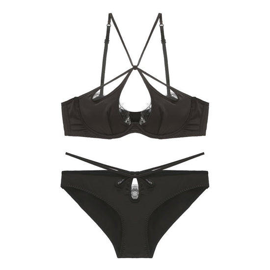 Smooth Hollow Eyelash Lace Panty - Rosey Isle