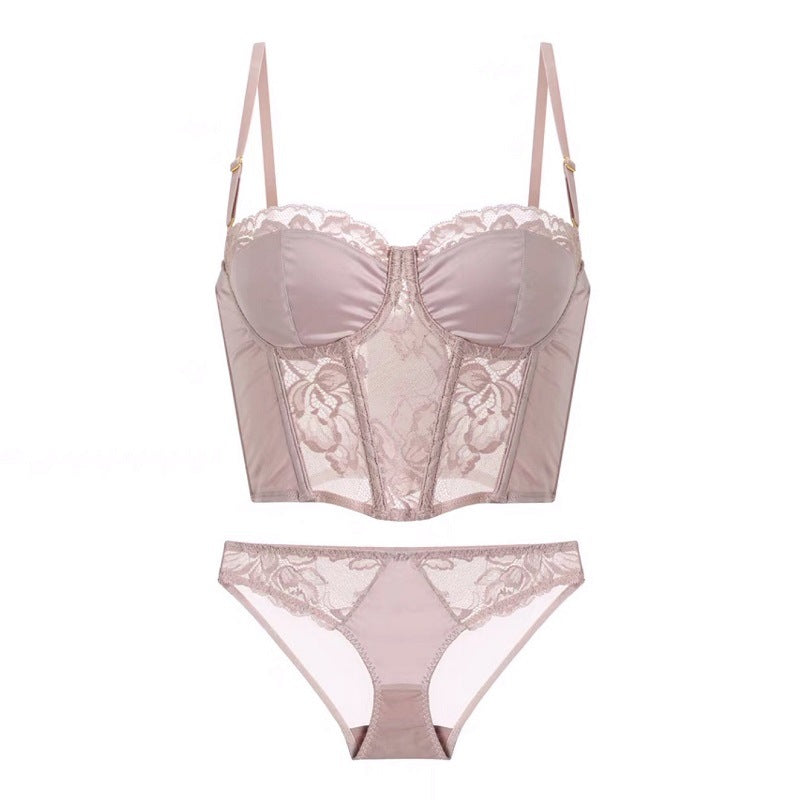 Smooth Lace Vest Soft Boning Bra - Rosey Isle