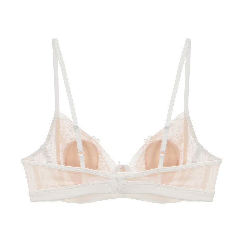 Sexy Mesh Embroidered Push-Up Bra - Rosey Isle