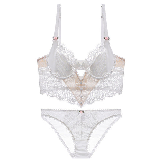 Romantic Silk-Feel Lace Panty - Rosey Isle