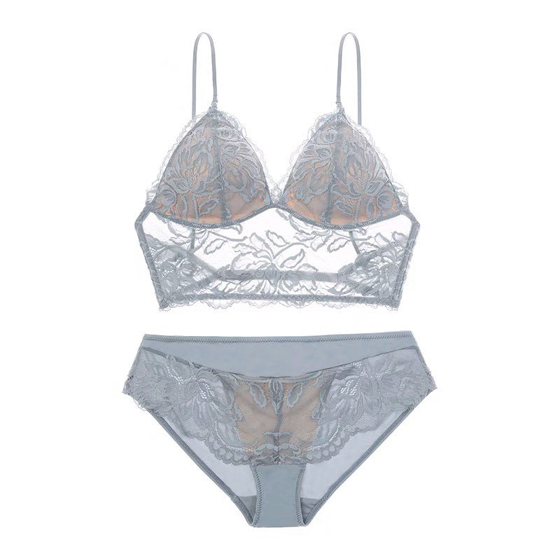 Lace Thin Strap Bra - Rosey Isle