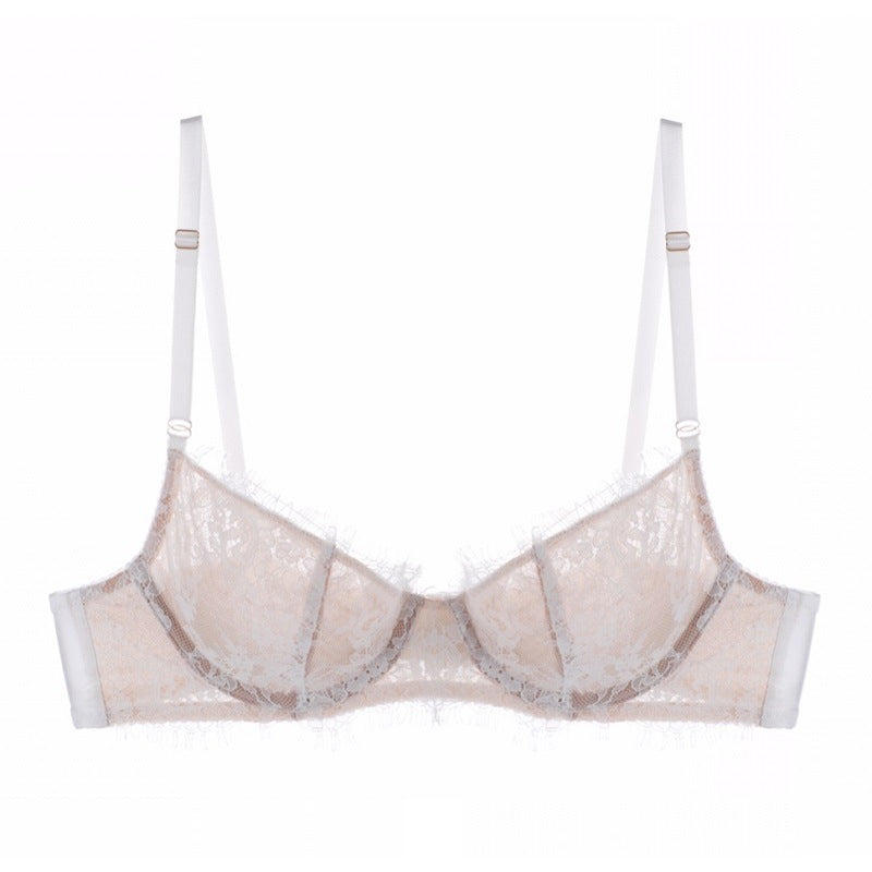 Ultra-Thin French Lace Bra - Rosey Isle