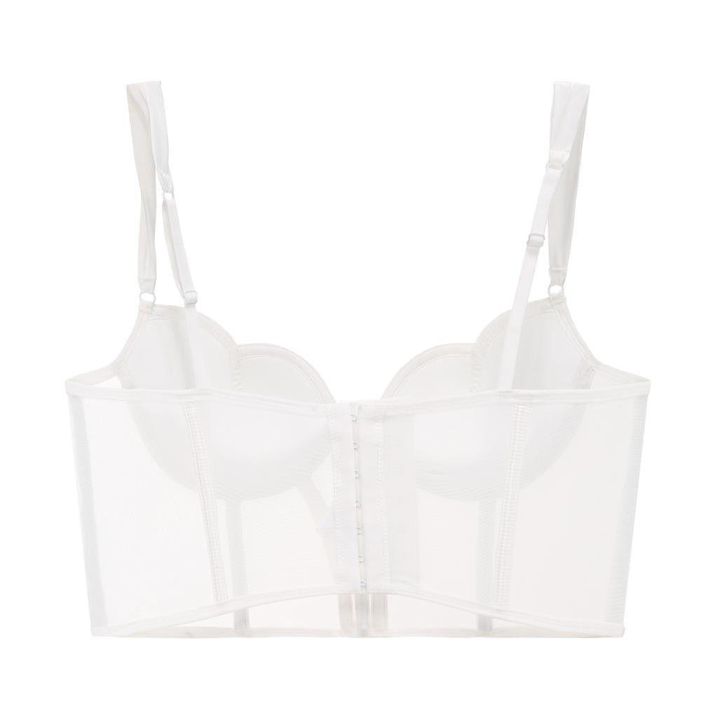 Longline Boning Corset Bra - Rosey Isle