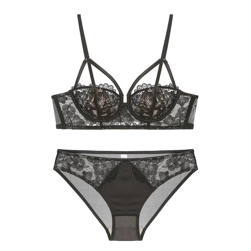 Floral Lace Embroidered Panty - Rosey Isle