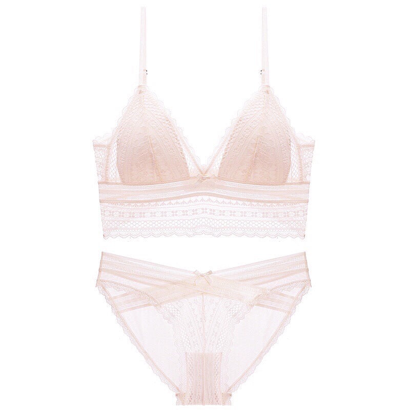 Lace U-Back Triangle Bra - Rosey Isle