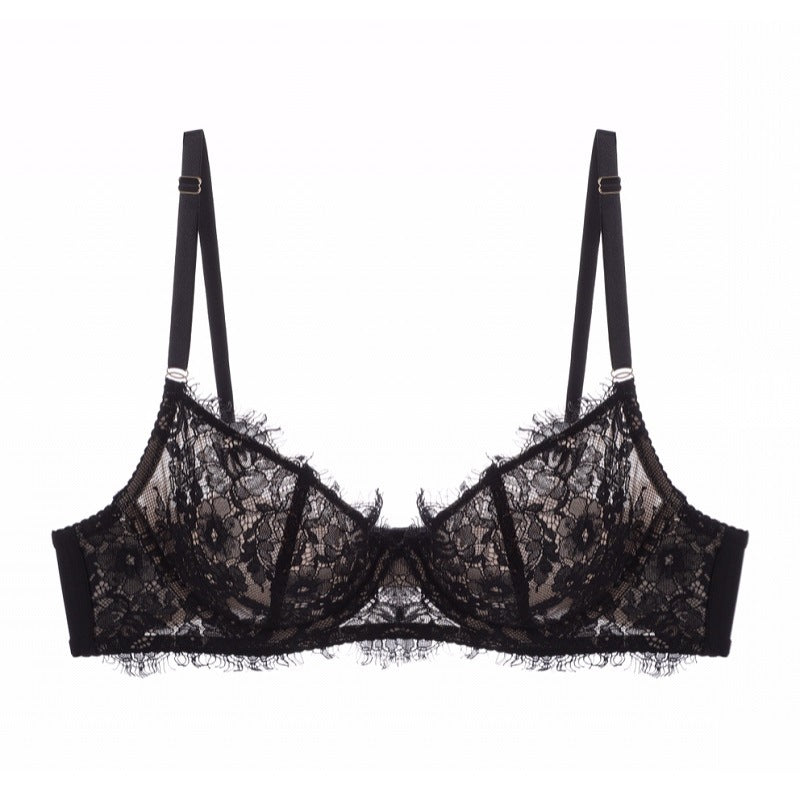 Ultra-Thin French Lace Bra - Rosey Isle