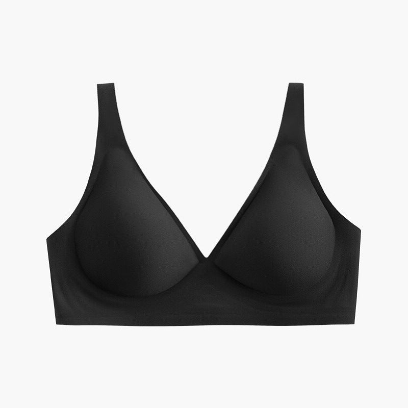 Seamless V-Neck Wire-Free Bra - Rosey Isle