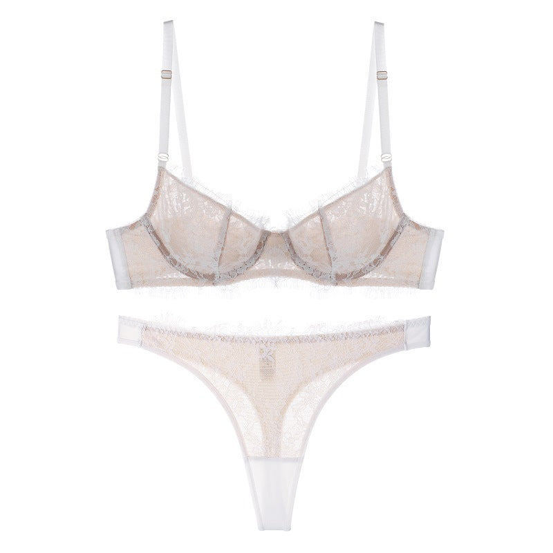 French Eyelash Lace Thong - Rosey Isle